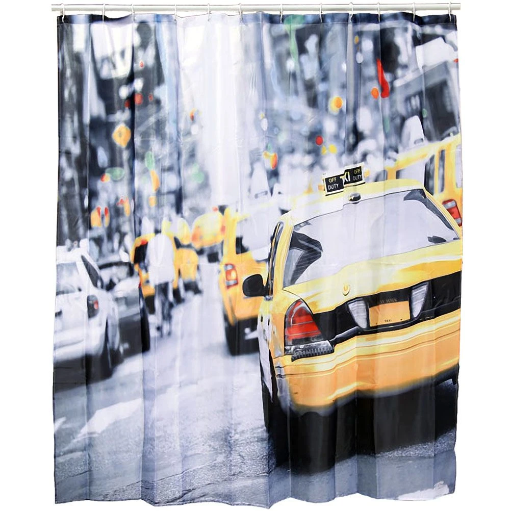 Rideau De Douche New-York Taxi 180 X 180 Cm