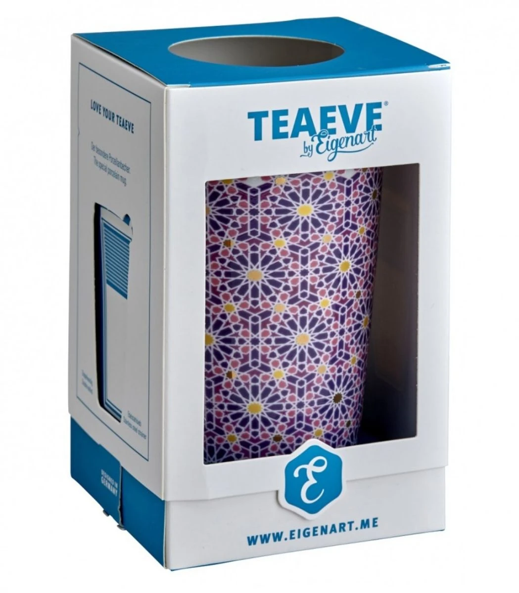 Tisanière Andalusia Berry En Porcelaine Avec Infuseur Métal