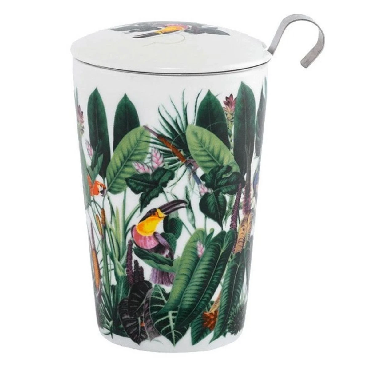 Tisanière Rainforest En Porcelaine Avec Infuseur Métal – Image 2