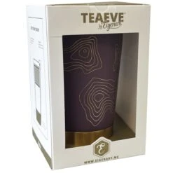 Tisanière Precious En Porcelaine Avec Infuseur Métal - Aubergine