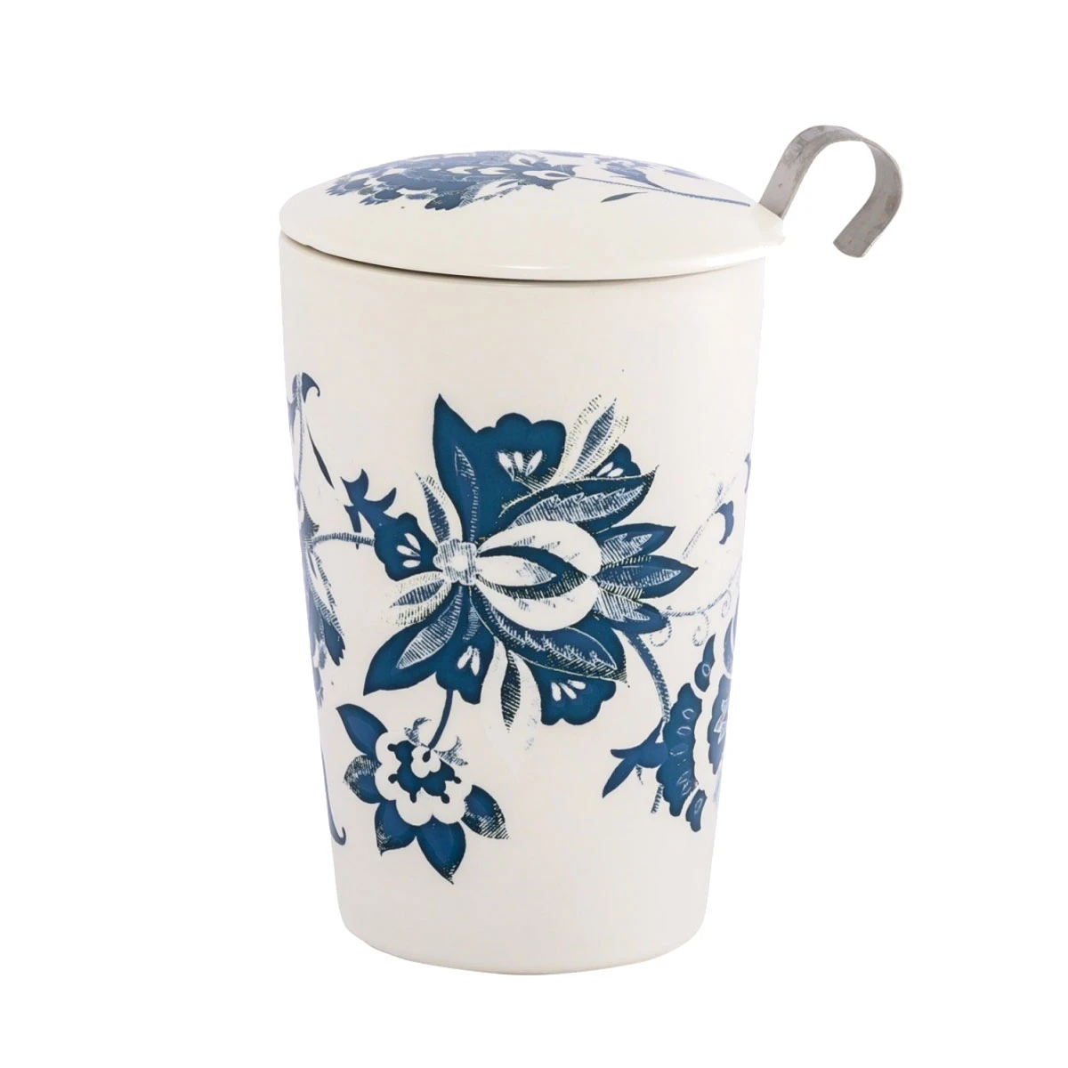 Tisanière Luna Blanche En Porcelaine Avec Infuseur Métal – Image 4