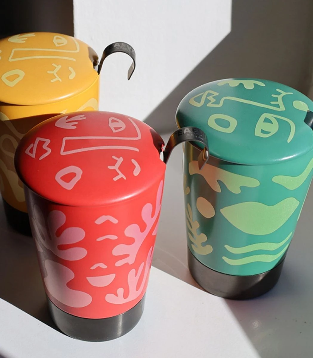 Tisanière Opéra Rouge En Porcelaine Avec Infuseur Métal