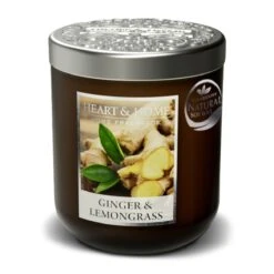 Bougie Heart And Home 30 Heures Gingembre Et Citronnelle