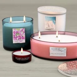 Bougie Heart And Home 30 Heures - Pois De Senteur