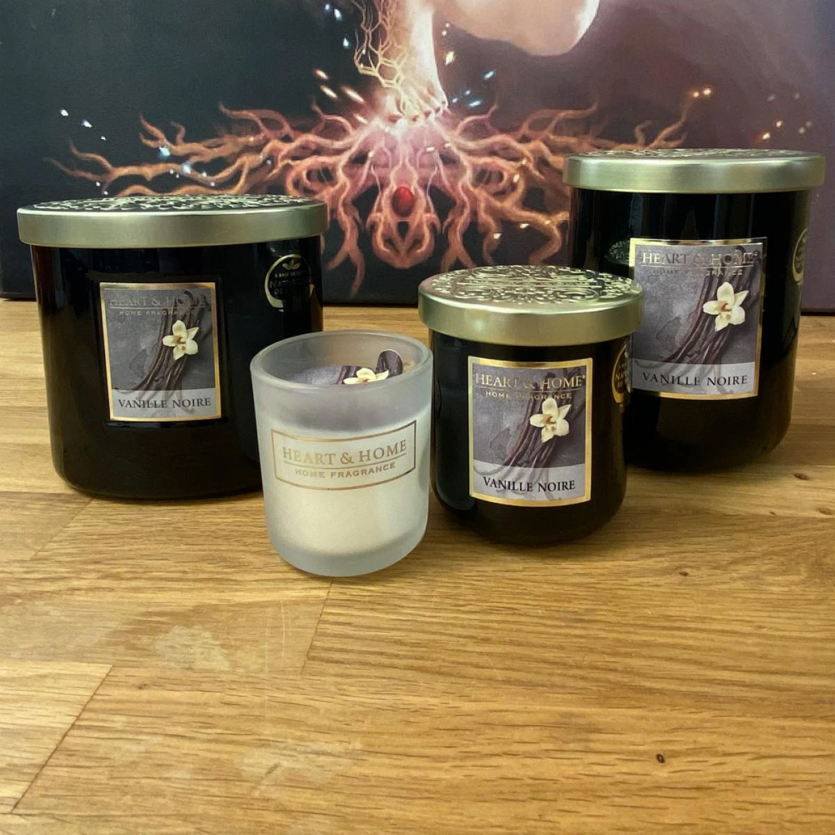 Bougie Heart And Home 30 Heures - Vanille Noire