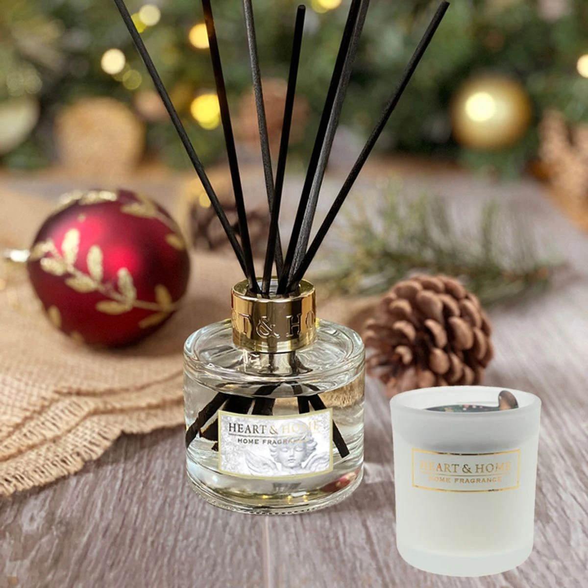 Bougie Votive Heart And Home 15 Heures - Ange D'hiver