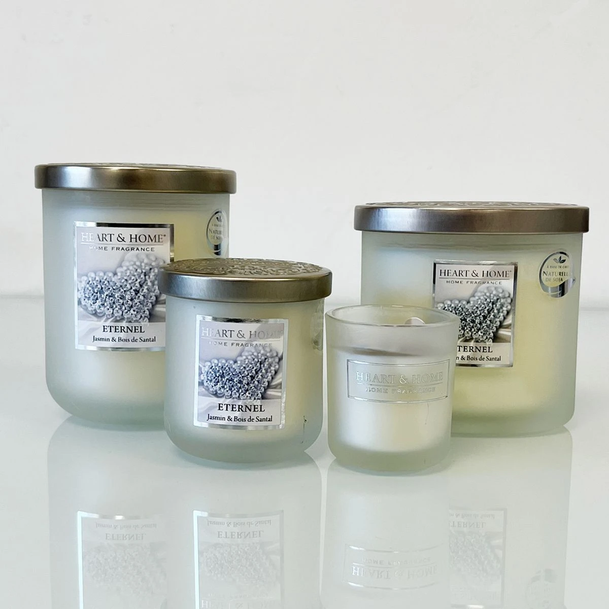 Bougie 2 Mèches Heart And Home Heures Éternel – Image 2