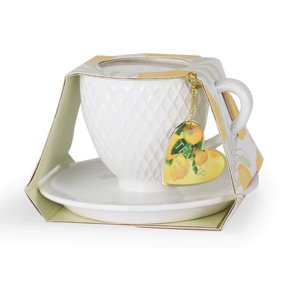 Bougie Tasse à Thé Heart And Home Citron D'Amalfi
