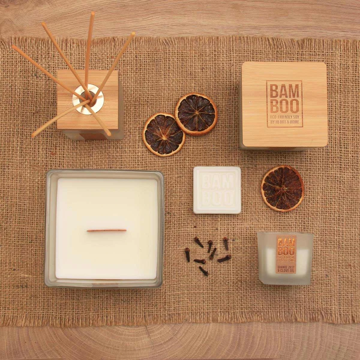 Grande Bougie Heart And Home Zeste D'orange Et Clou De Girofl – Image 2