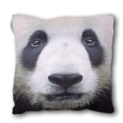 Coussin Panda Déco 49 X 49 Cm