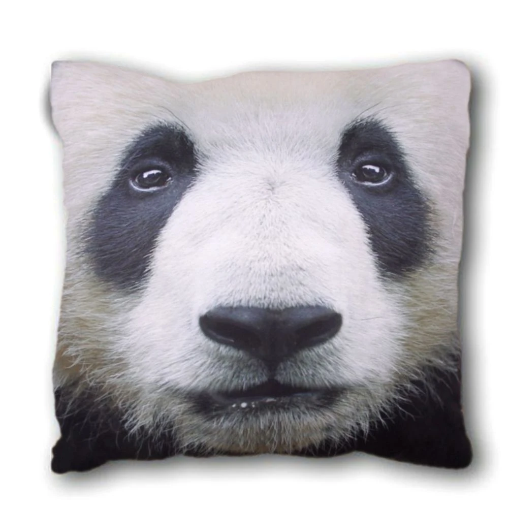 Coussin Panda Déco 49 X 49 Cm