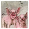 Dessous De Verre Cochons Pinky Et Perky Par Alex Clark