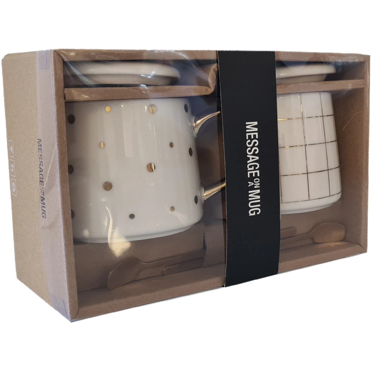 Coffret Cadeau 2 Tasses Et Cuillères Amélie – Image 2