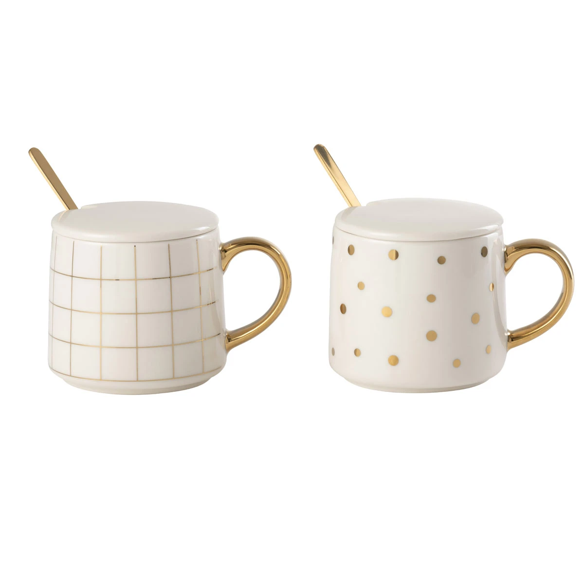 Coffret Cadeau 2 Tasses Et Cuillères Amélie