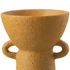 Vase Ocre En Céramique 20 Cm