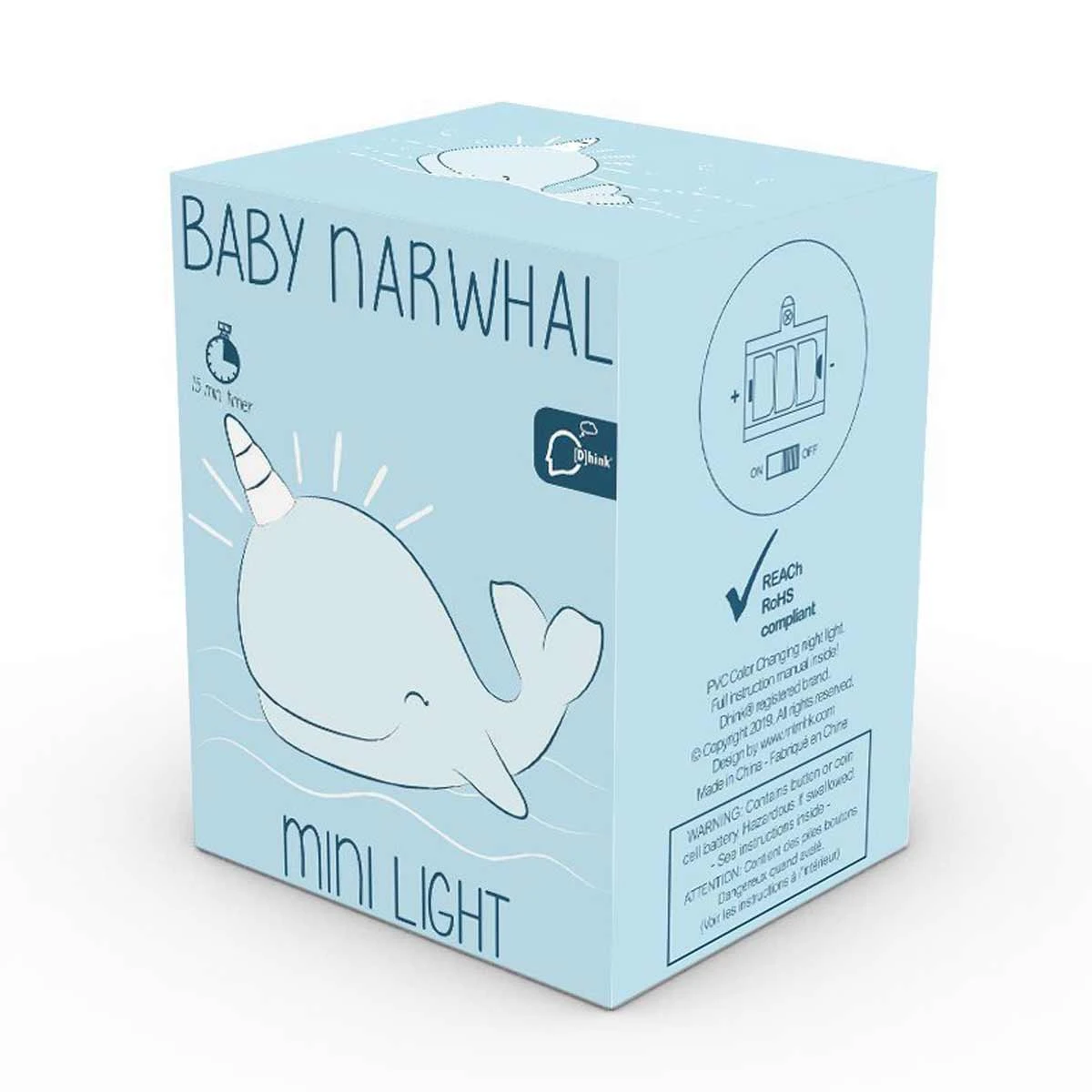 Veilleuse Narval LED Variation De Couleurs – Image 3