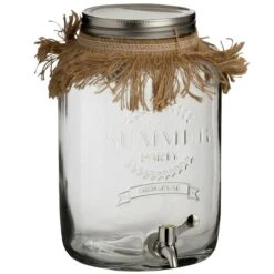 Distributeur Pour Boissons En Verre Esprit Tropical 3.5 L