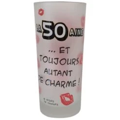 Verre Sablé Betty Boop La Cinquantaine