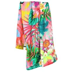 Serviette De Plage Flowers - 100 X 180 Cm