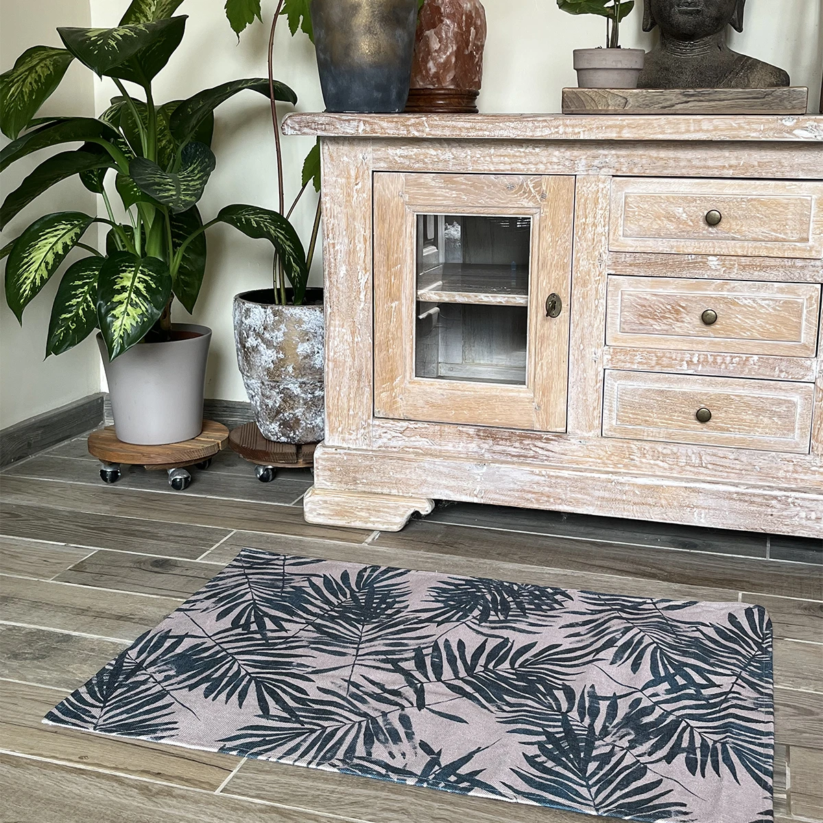 Tapis FOREST 60 X 90 Cm - Lin Infroissable Système Antidérapant – Image 2