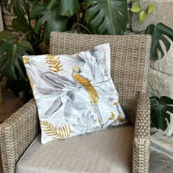 Housse De Coussin Perroquet 45 X 45 Cm