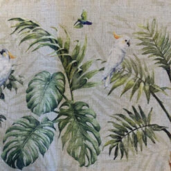 Set De Table Beige En Polylin Enduit Perroquets 35 X 48 Cm