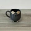 Cache Pot Chat En Forme De Tasse 12 Cm - Gris
