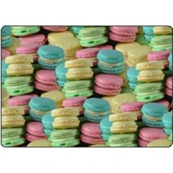 Planche à Découper Délicieux Macarons Cbkreation 28.5 X 20 Cm
