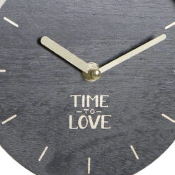 Horloge Scandinave Beige Et Noire 24 Cm