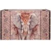 Malle De Décoration Et De Rangement Éléphant Ethnique 70 Cm