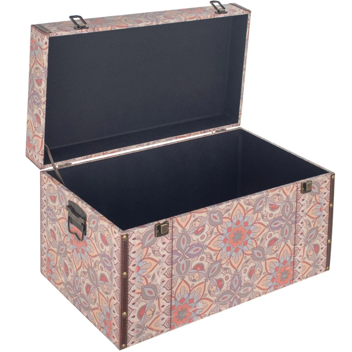 Malle De Décoration Et De Rangement Éléphant Ethnique 70 Cm – Image 2