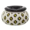 Cendrier Marocain - Blanc, Noir Et Jaune
