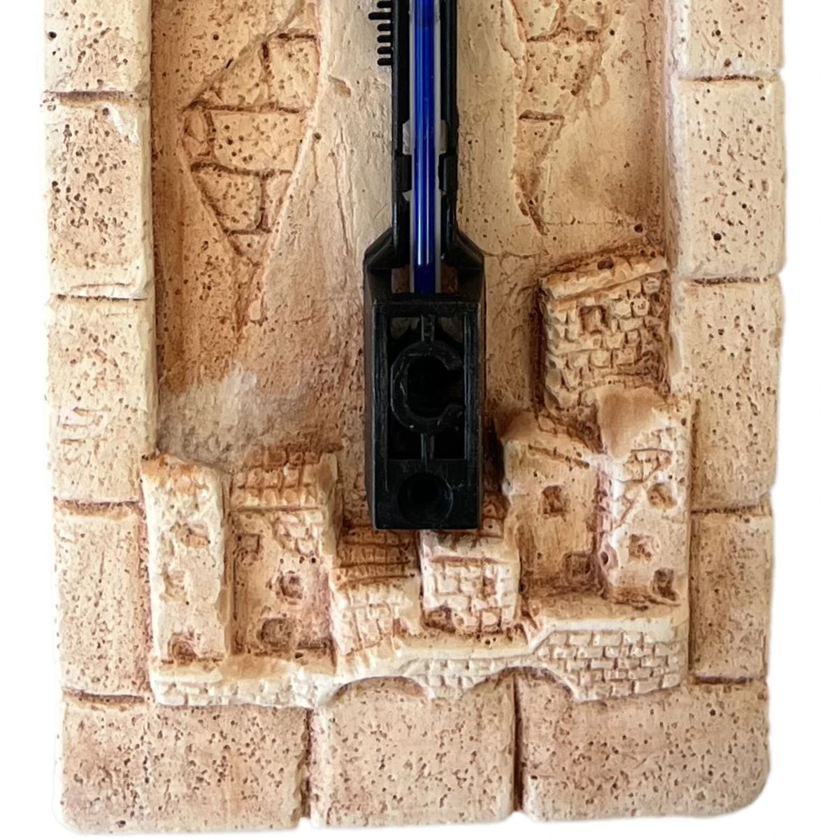 Thermomètre Artisanal En Plâtre - Corse - Modèle Ocre – Image 2