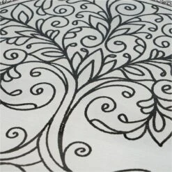 Guéridon Table D'appoint Arbre De Vie Yggdrasil En Verre