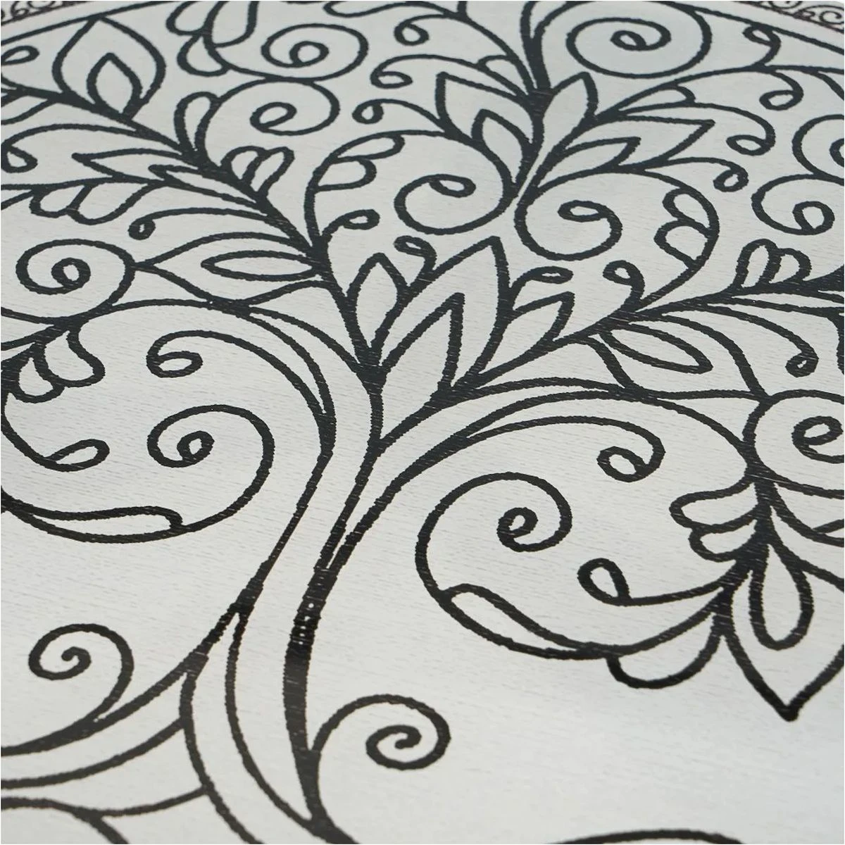 Guéridon Table D'appoint Arbre De Vie Yggdrasil En Verre