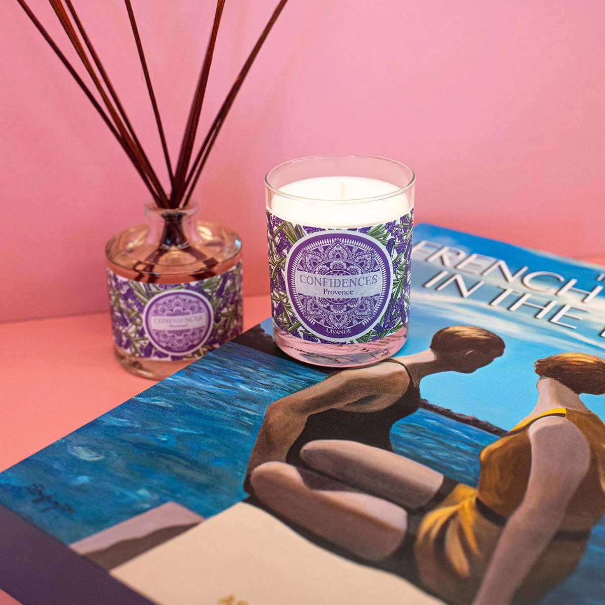 Bougie Confidences Provence Lavande 180 Gr – Image 2