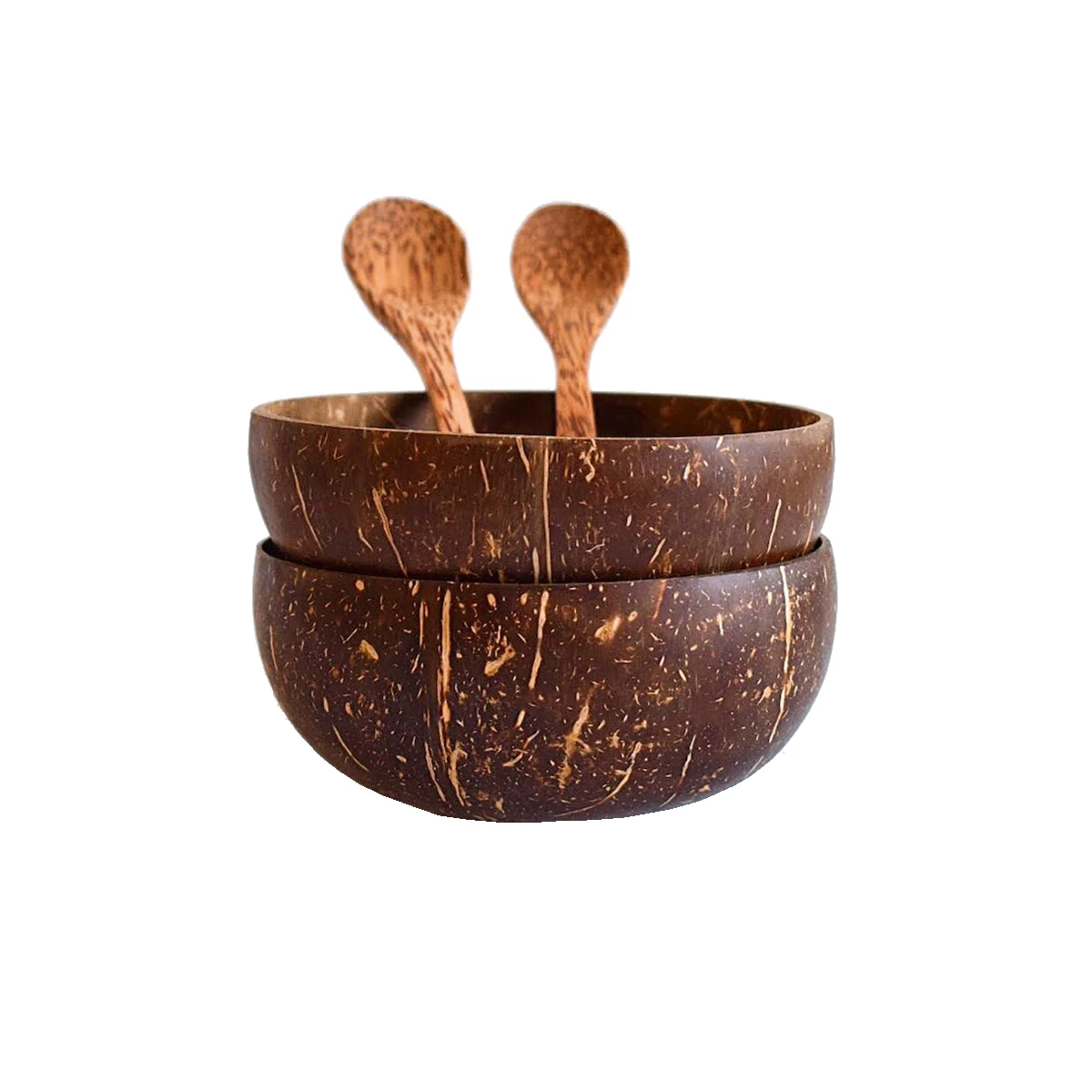 Ensemble Cadeau 2 Bols Et 2 Cuillères En Coco – Image 7