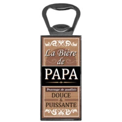 Décapsuleur La Bière De Papa En Inox - 9 Cm
