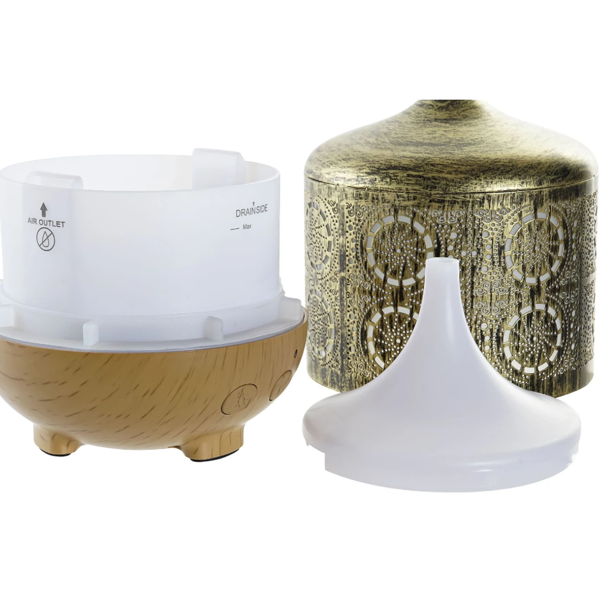 Diffuseur Huiles Essentielles Oriental Lumineux LED 18 Cm – Image 2