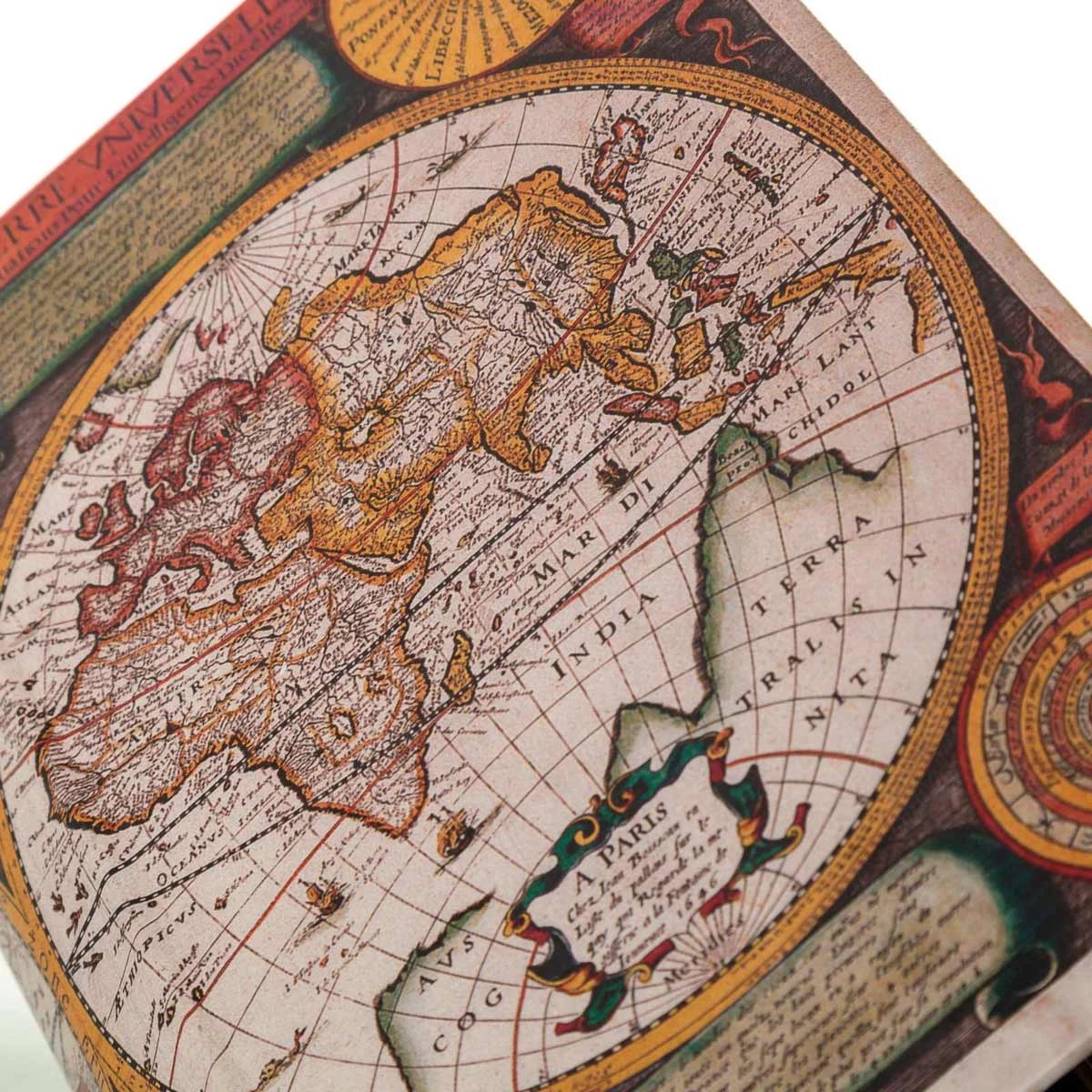 Boîte Livre Coffre-fort Mappemonde