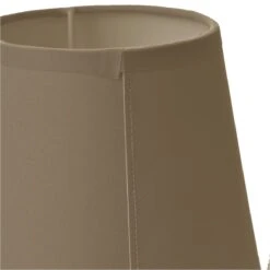 Abat-jour Conique Couleur Marron - 22 Cm