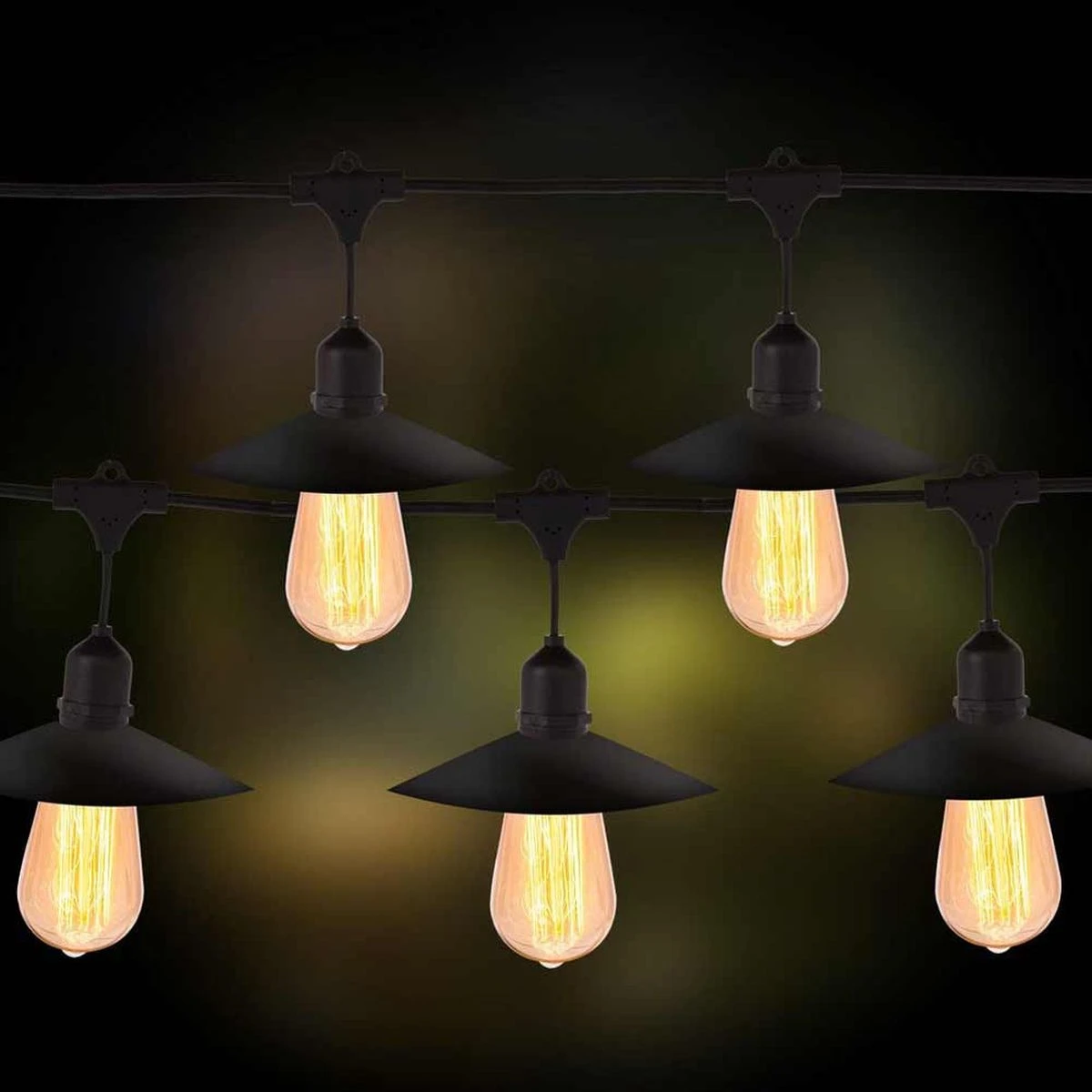 Guirlande Lumineuse D'extérieur De 7 Métres - Noir Et Bronze – Image 5