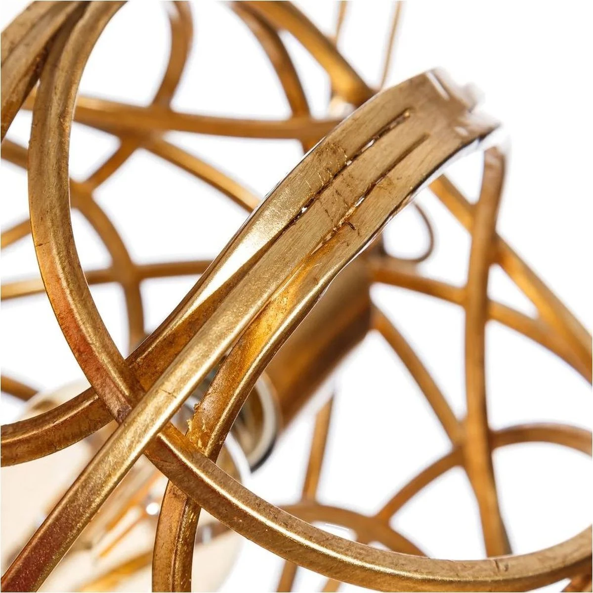 Lustre Sphère Design En Métal Doré 23 Cm – Image 3