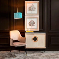 Suspension En Velours Bleu 30 X 20 Cm