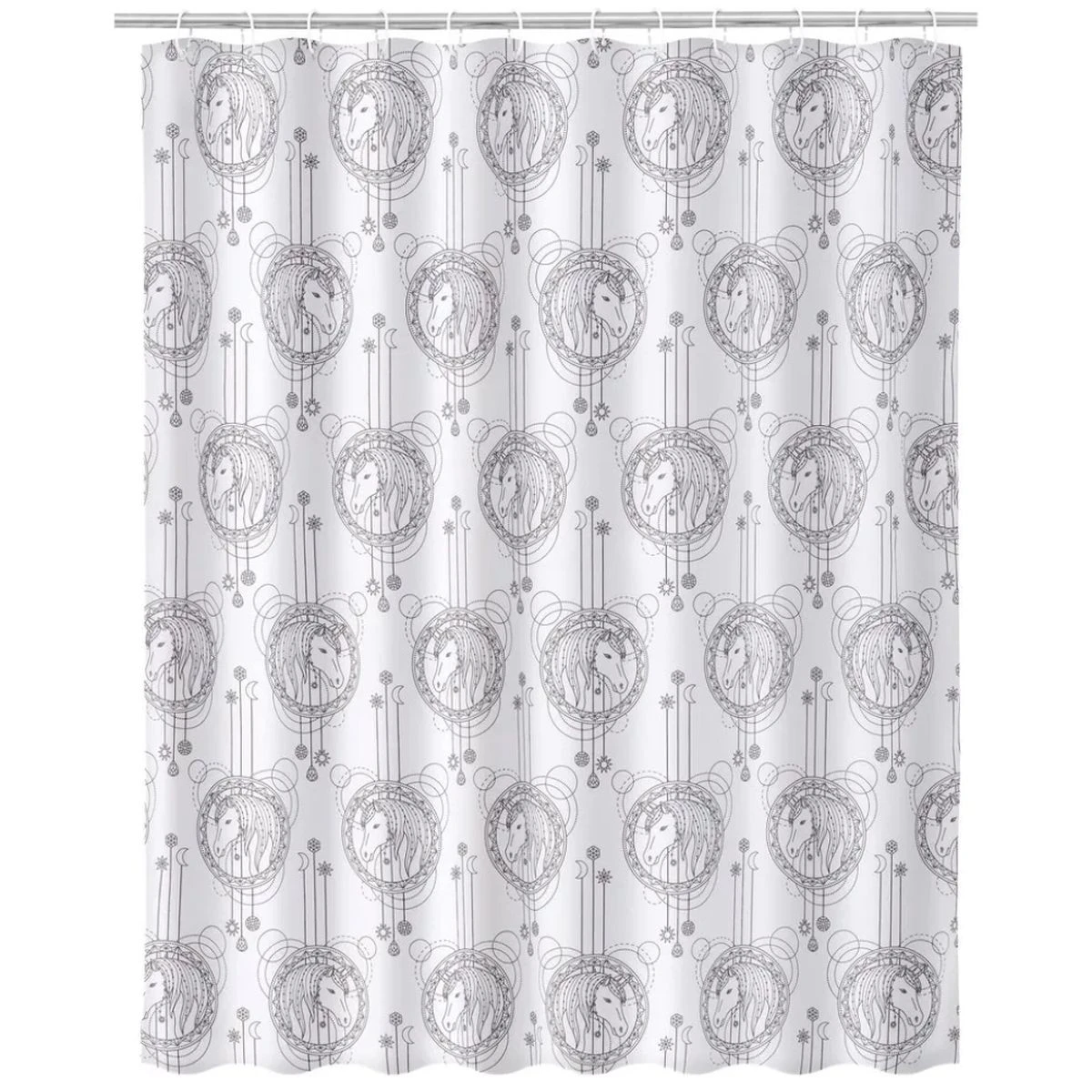 Rideau De Douche Licorne 180 X 200 Cm – Image 2