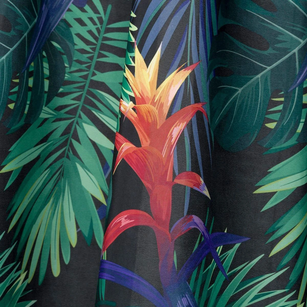 Rideau De Douche - Guzmania - 180 X 200 Cm