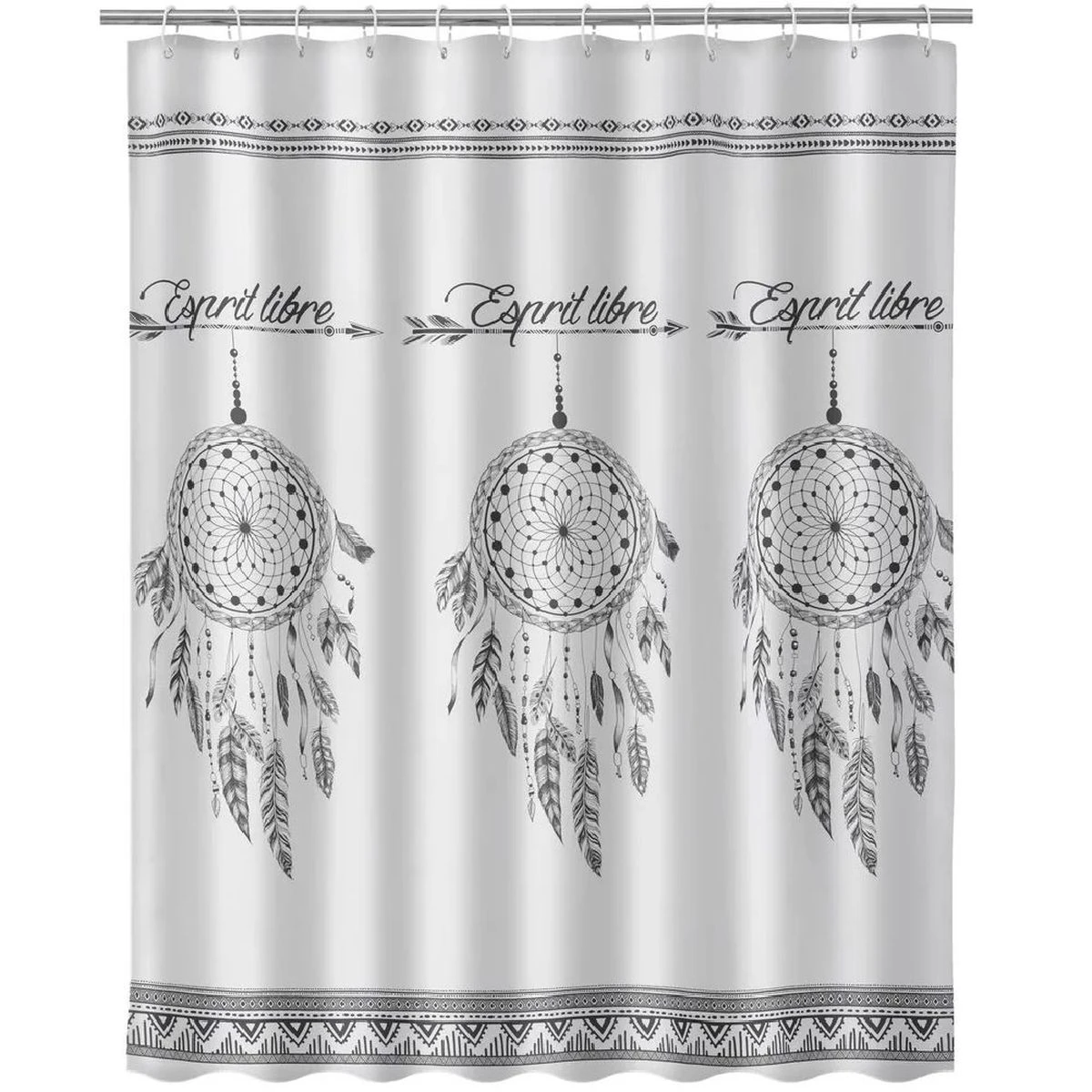 Rideau De Douche Esprit Libre 180 X 200 Cm – Image 2