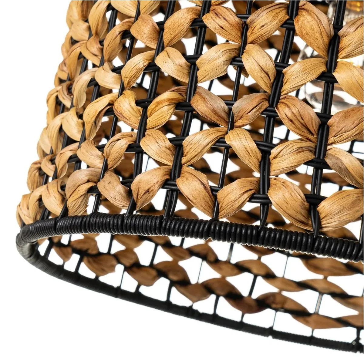 Lustre En Jacinthe D'eau Naturelle 31 Cm – Image 2