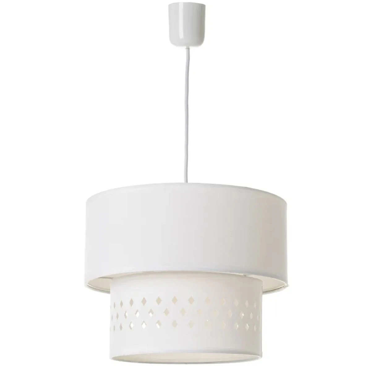 Lustre En Coton Blanc 23 X 30 Cm – Image 3