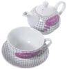 Petite Théière égoïste En Porcelaine 0.25 L - Love Rose